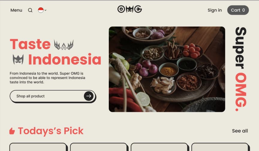 Super OMG E-commerce